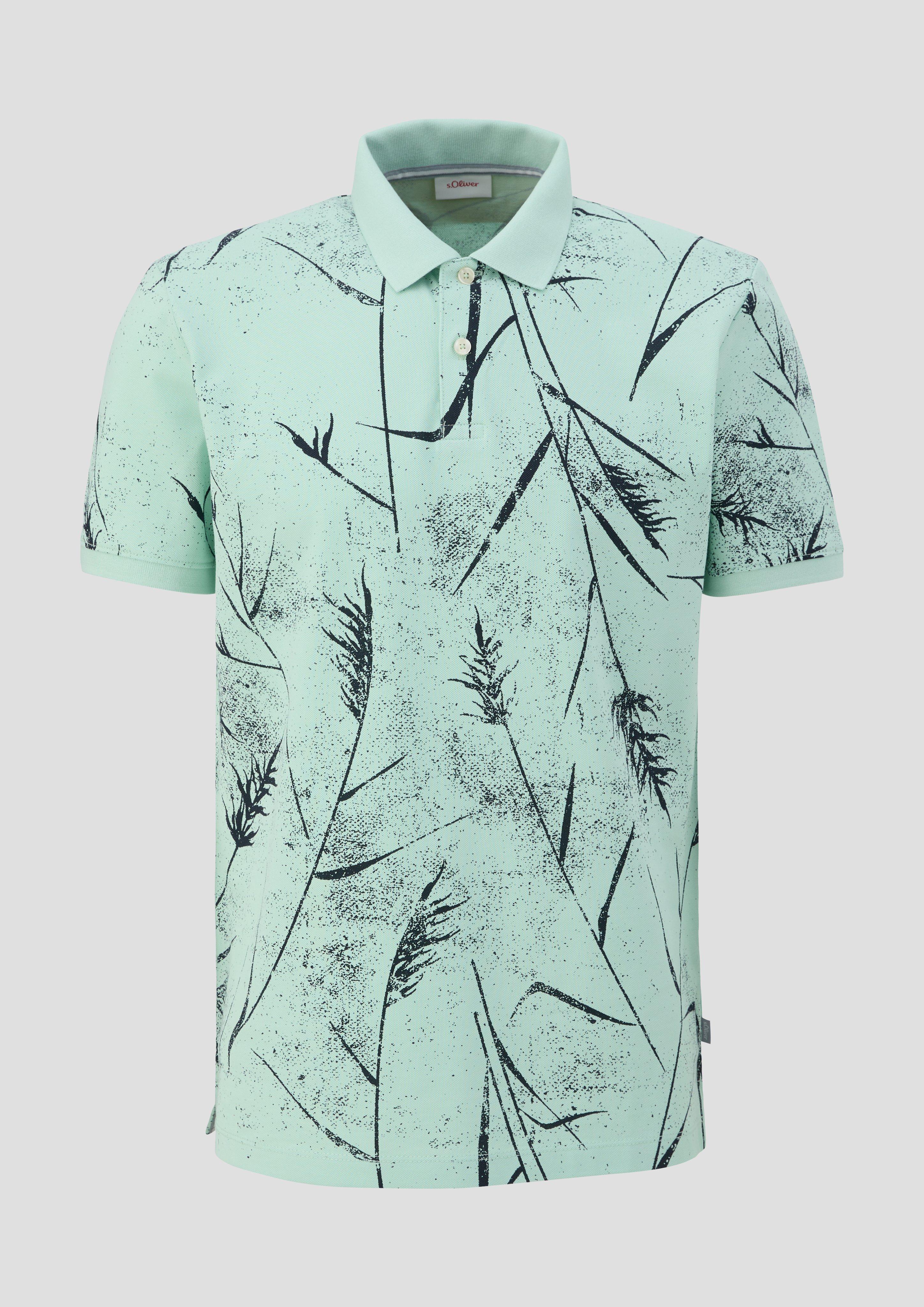 Poloshirt mit All-over-Print  2143942-65A3