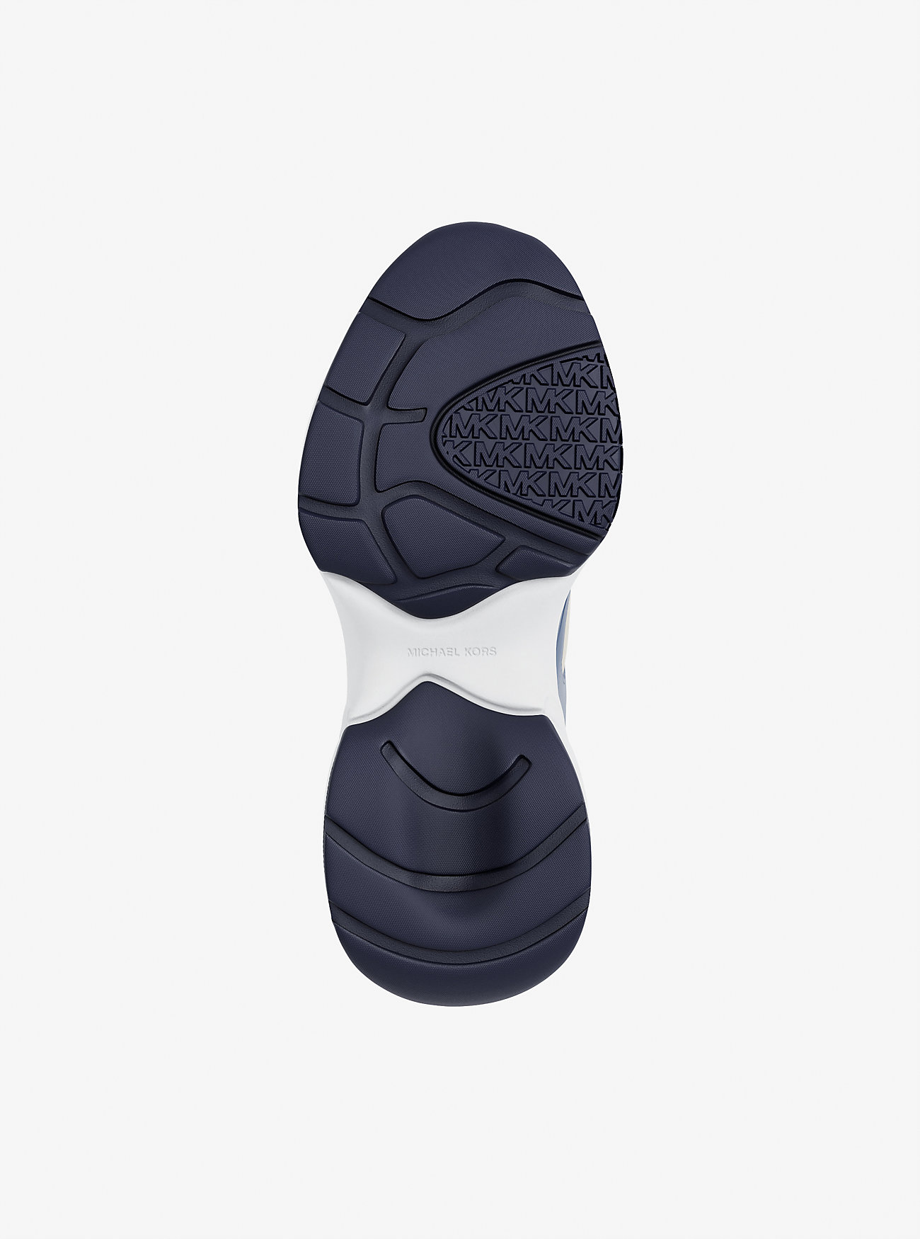 Zuma Leather and Mesh Trainer - FRCH BLU MLT