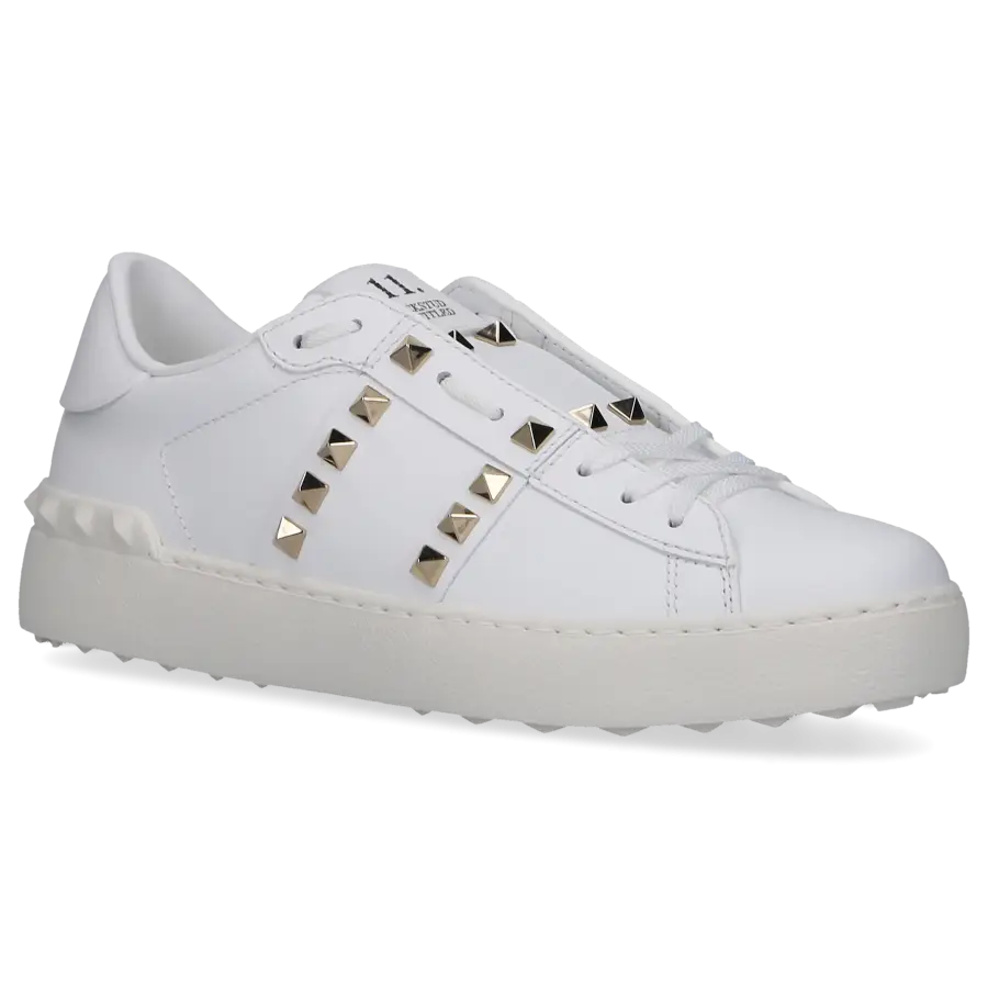Valentino Garavani - Sneaker low ROCKSTUD UNTITLED Nieten - weiß