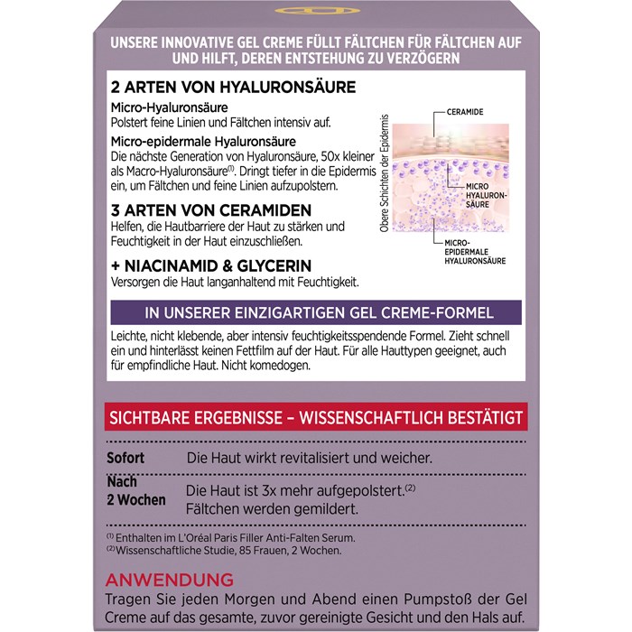 Filler Aufpolsternde Gel Creme