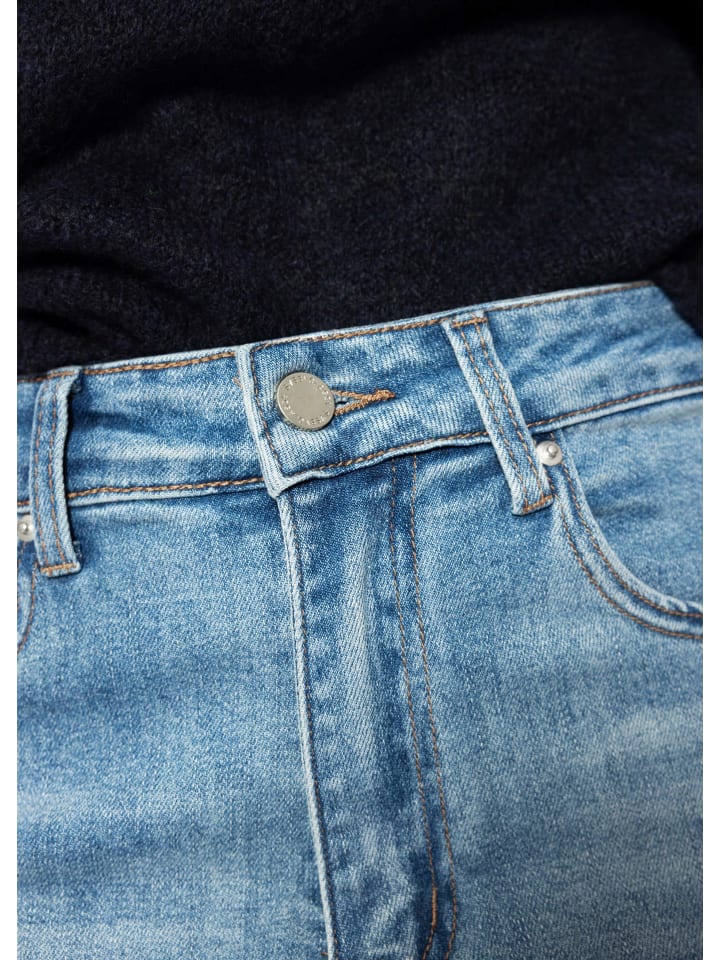 SASSYCLASSY Jeans mit weitem Bein in Blau günstig kaufen