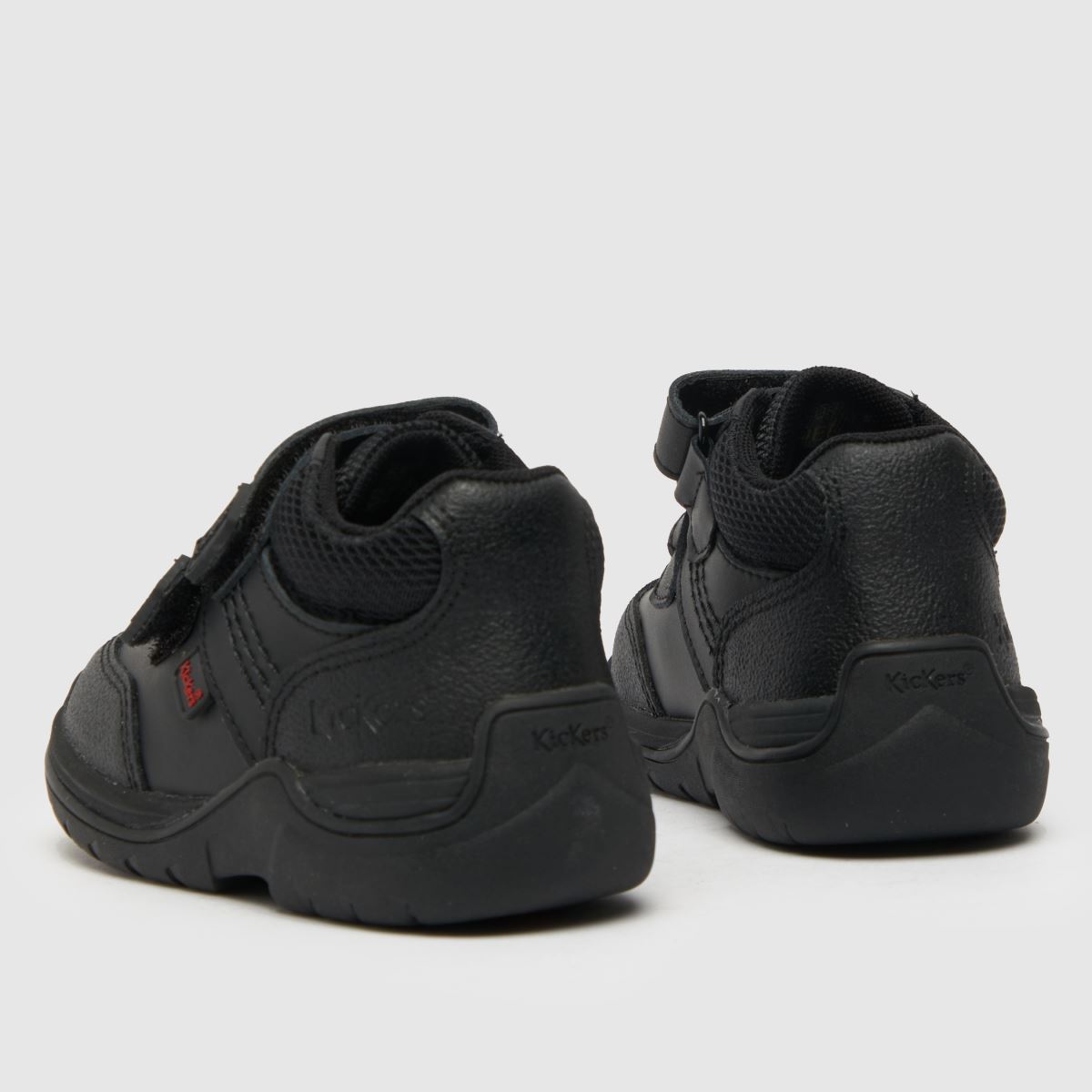 Kickers fekete stomper mid fiú kisgyermek csizma