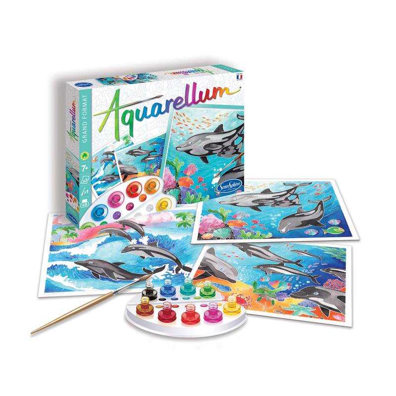 Aquarellum Dauphins Sentosphère