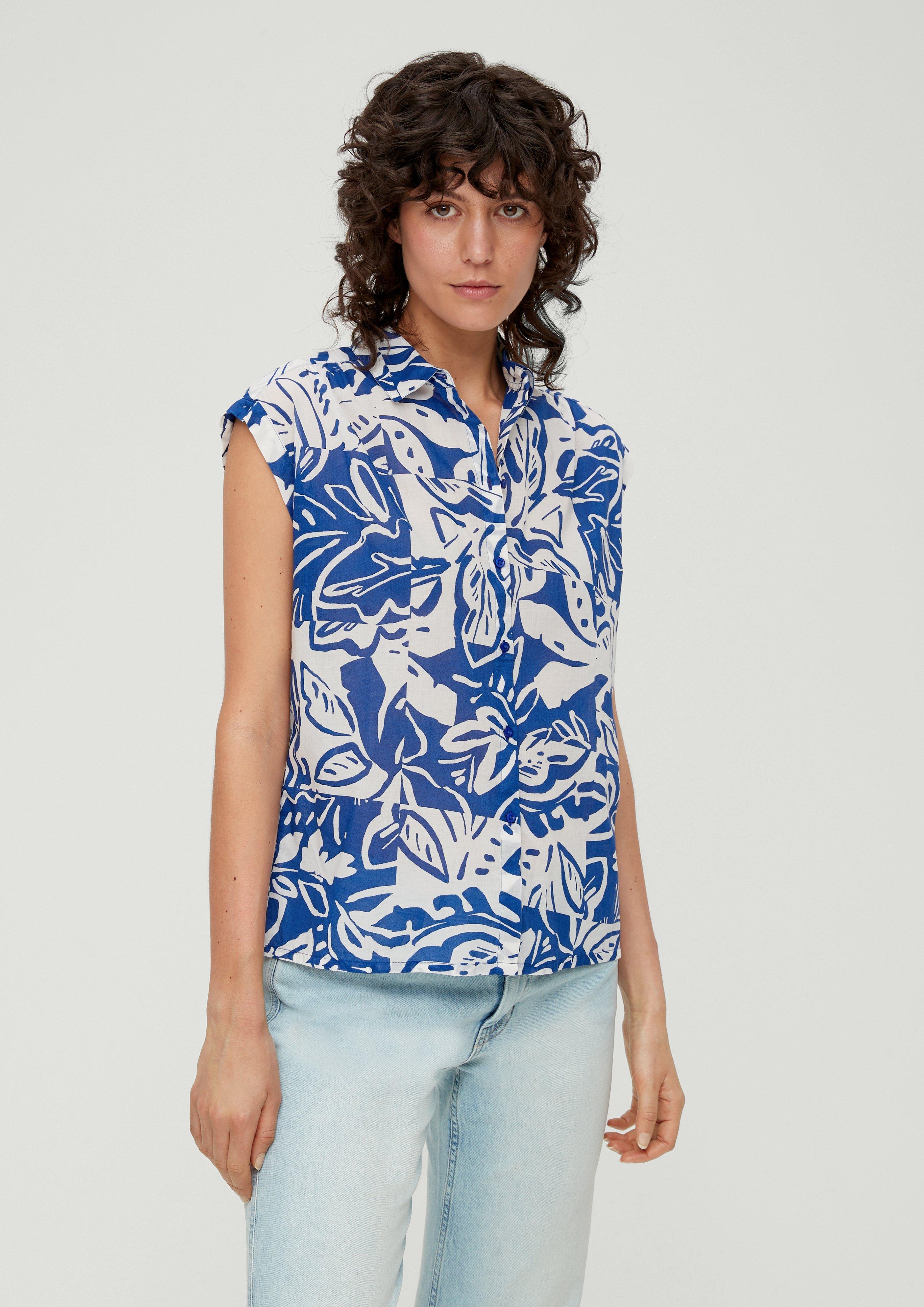 Blusenshirt mit Alloverprint  2131876-56A0