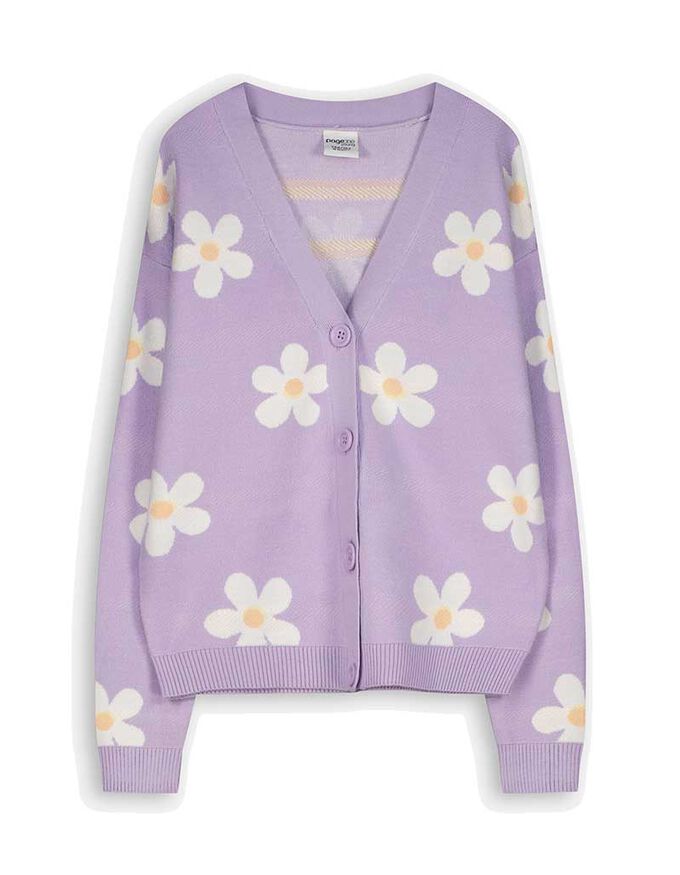 Cardigan - Viskose-Mix