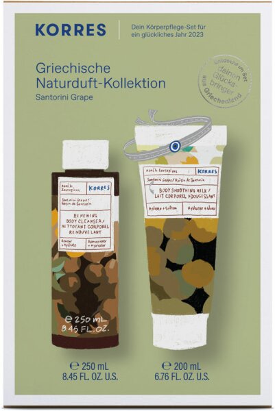 KORRES Santorini Grape Griechische Naturduft-Kollektion Körperpflegeset
