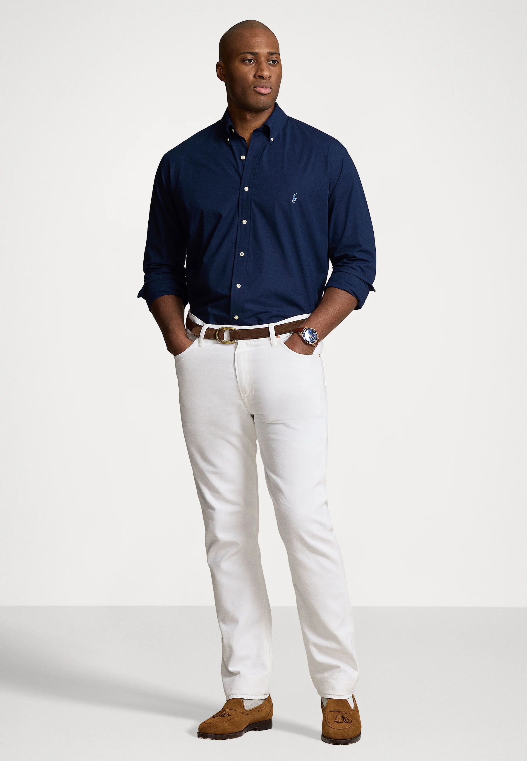 Camisa deportiva de manga larga Polo Ralph Lauren Big & Tall