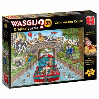 Wasgij Original 33 - Ruhe am Kanal (1000 Teile)