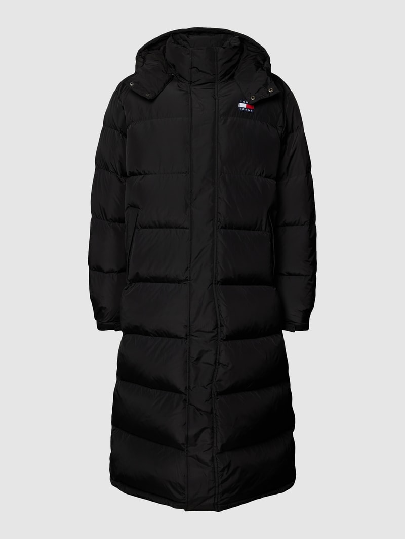 Mantel mit Label-Patch Modell 'ALASKA' in schwarz