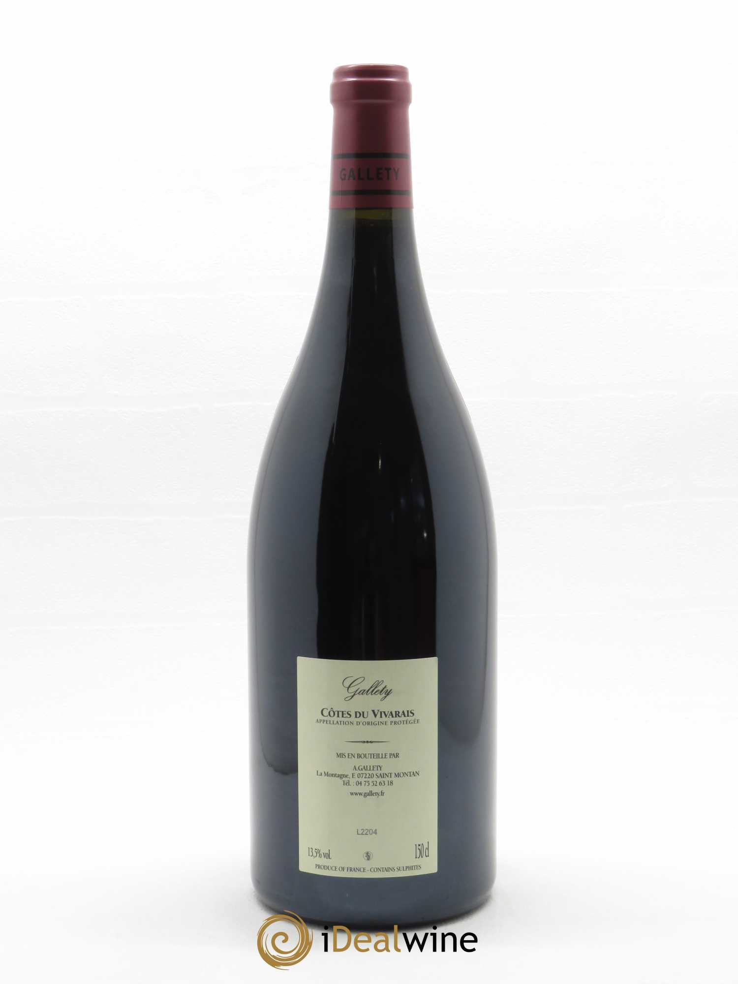 Côtes du Vivarais La Syrare Gallety (Domaine)  2019 - Lot de 1 Magnum