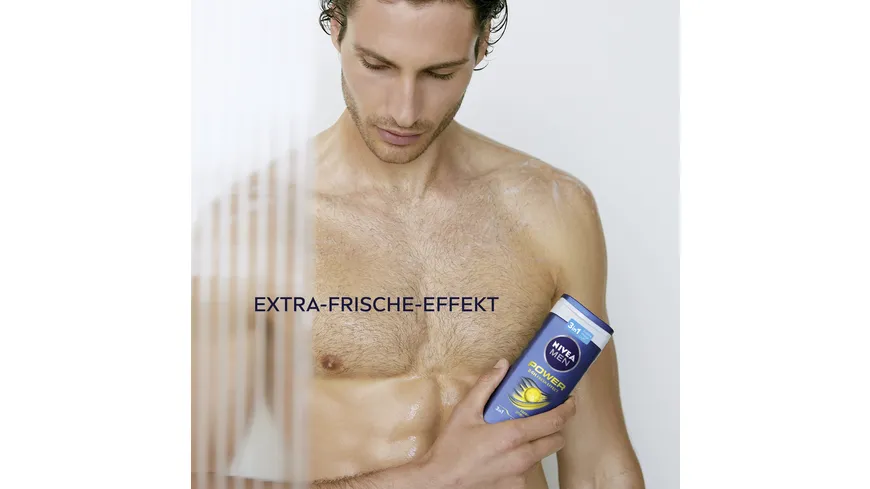 NIVEA MEN Duschgel Power 24H fresh effect 3 in 1 250 ml