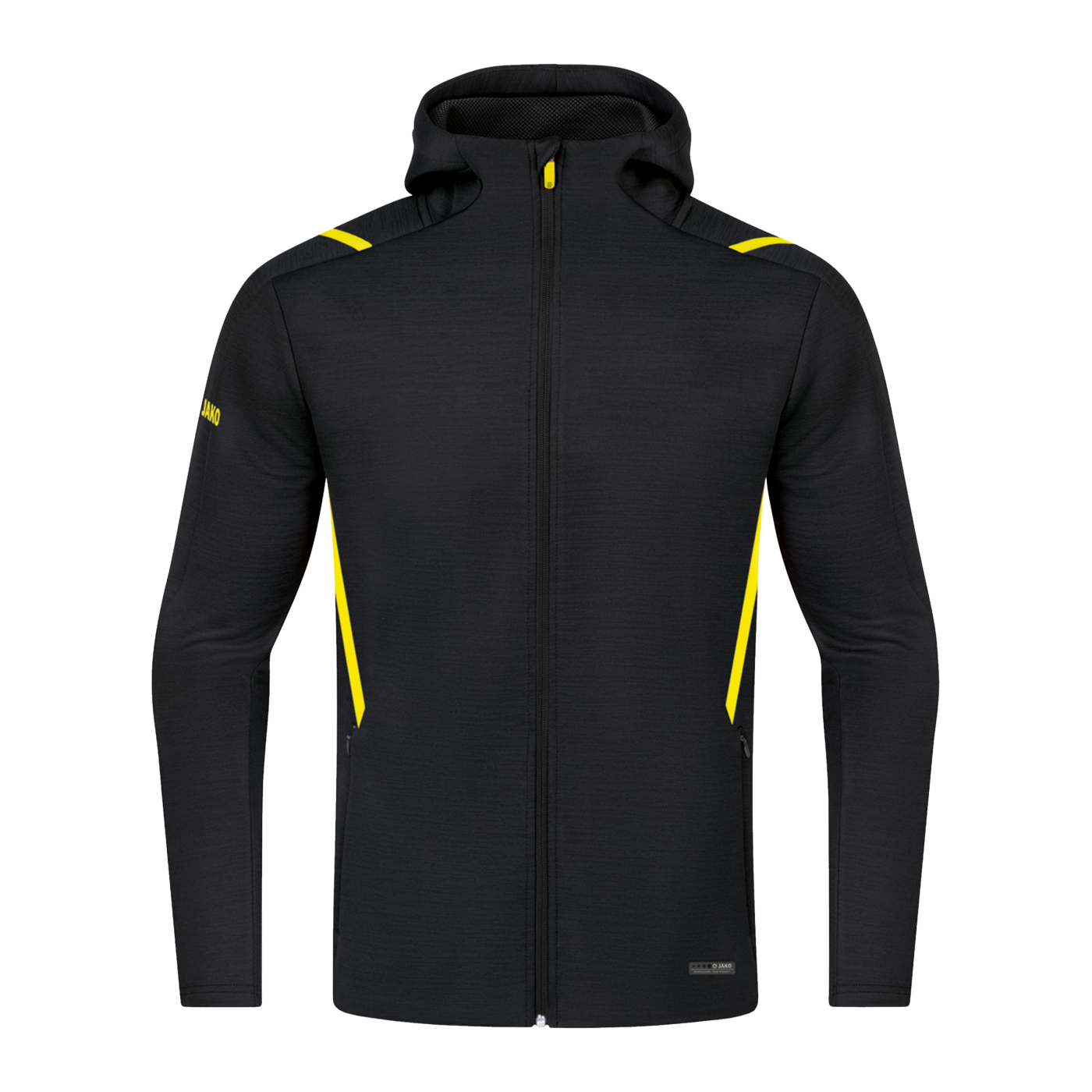 JAKO Challenge Freizeit Kapuzenjacke Gelb F505