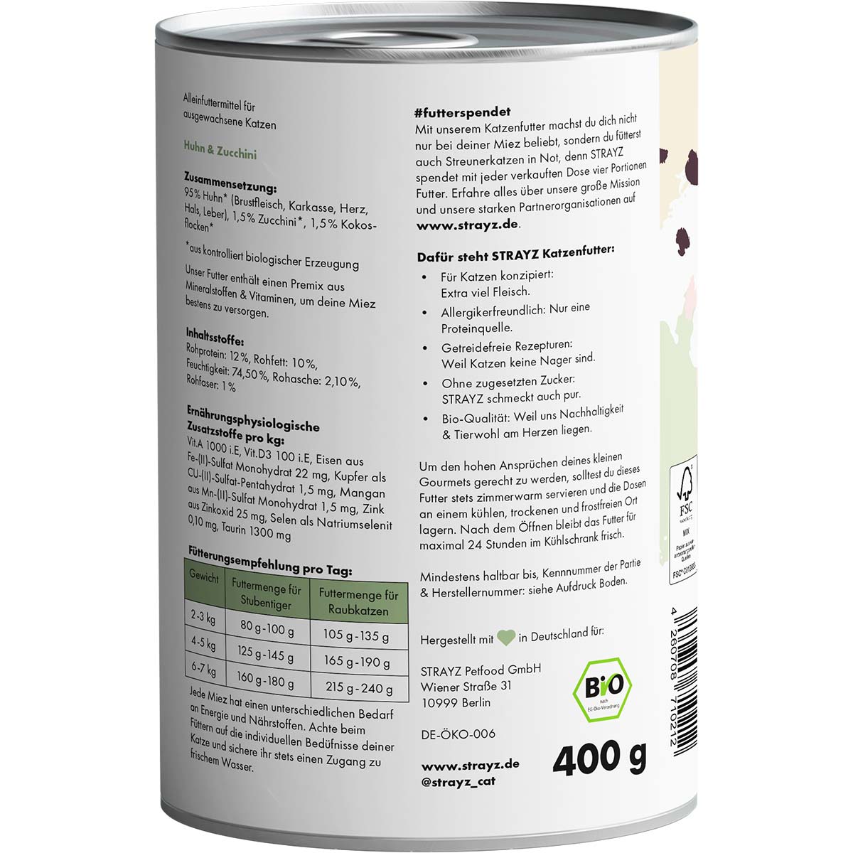 STRAYZ Bio Huhn & Zucchini günstig kaufen bei ZooRoyal