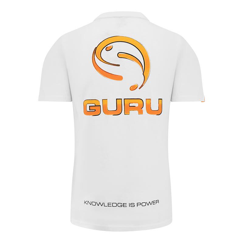 T-shirt bianca GURU SEMI LOGO TEE