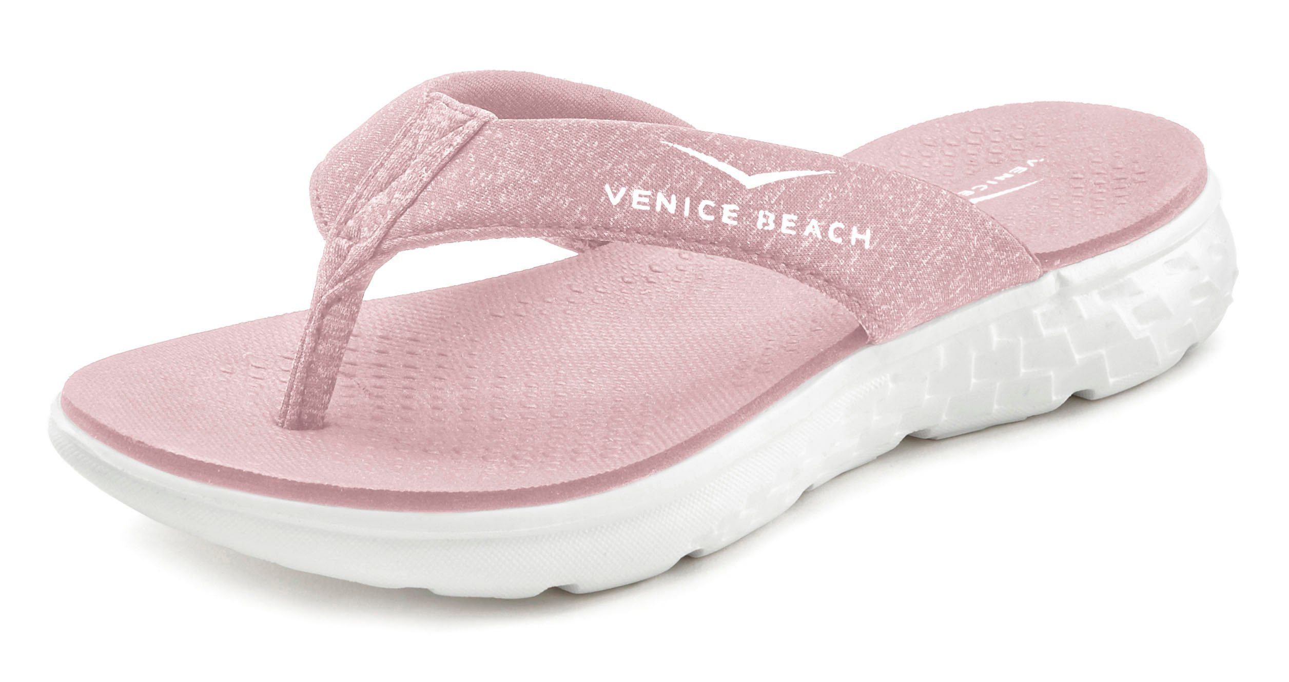 Venice Beach Badezehentrenner Sandale, Pantolette, Badeschuh ultraleicht im sportiven Look VEGAN