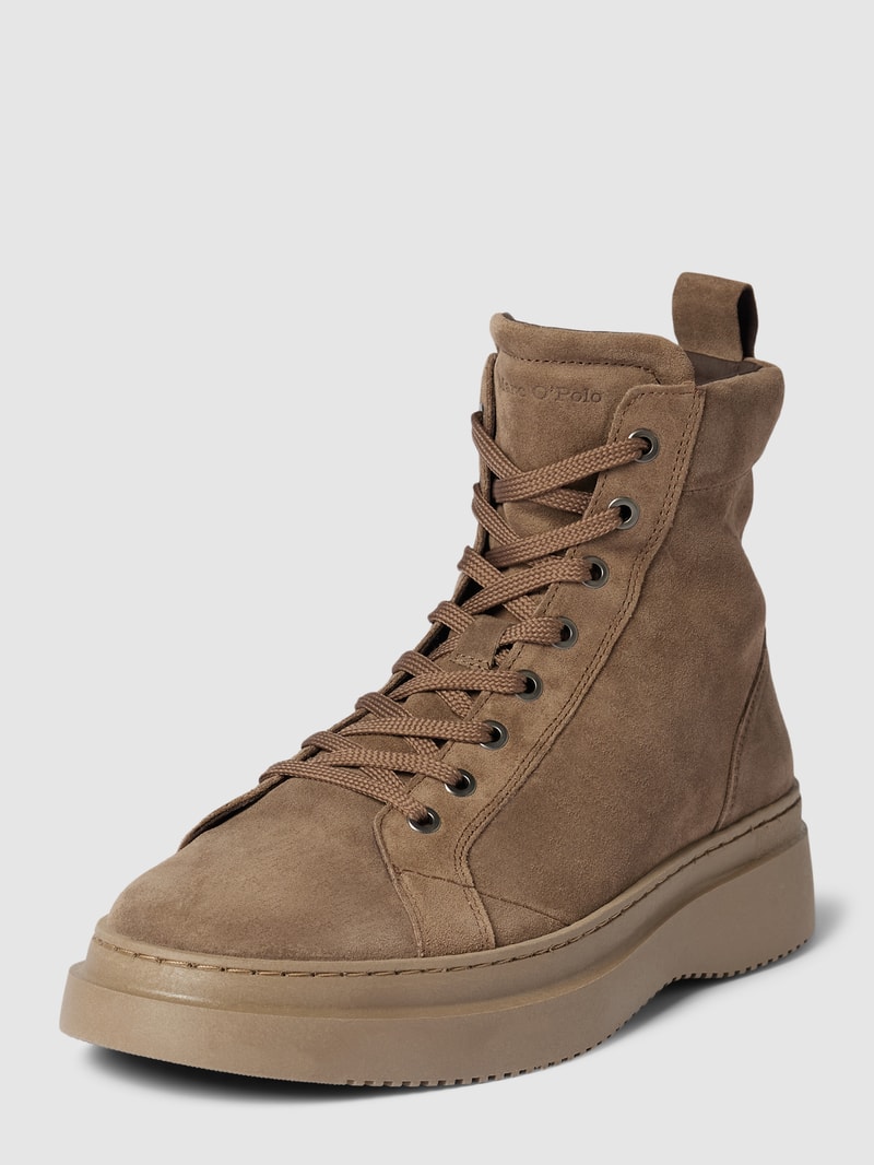 Boots mit Label-Details Modell 'ALGOT' in taupe