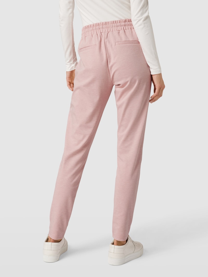 Sweatpants mit Tunnelzug Modell 'KATE' in altrosa meliert