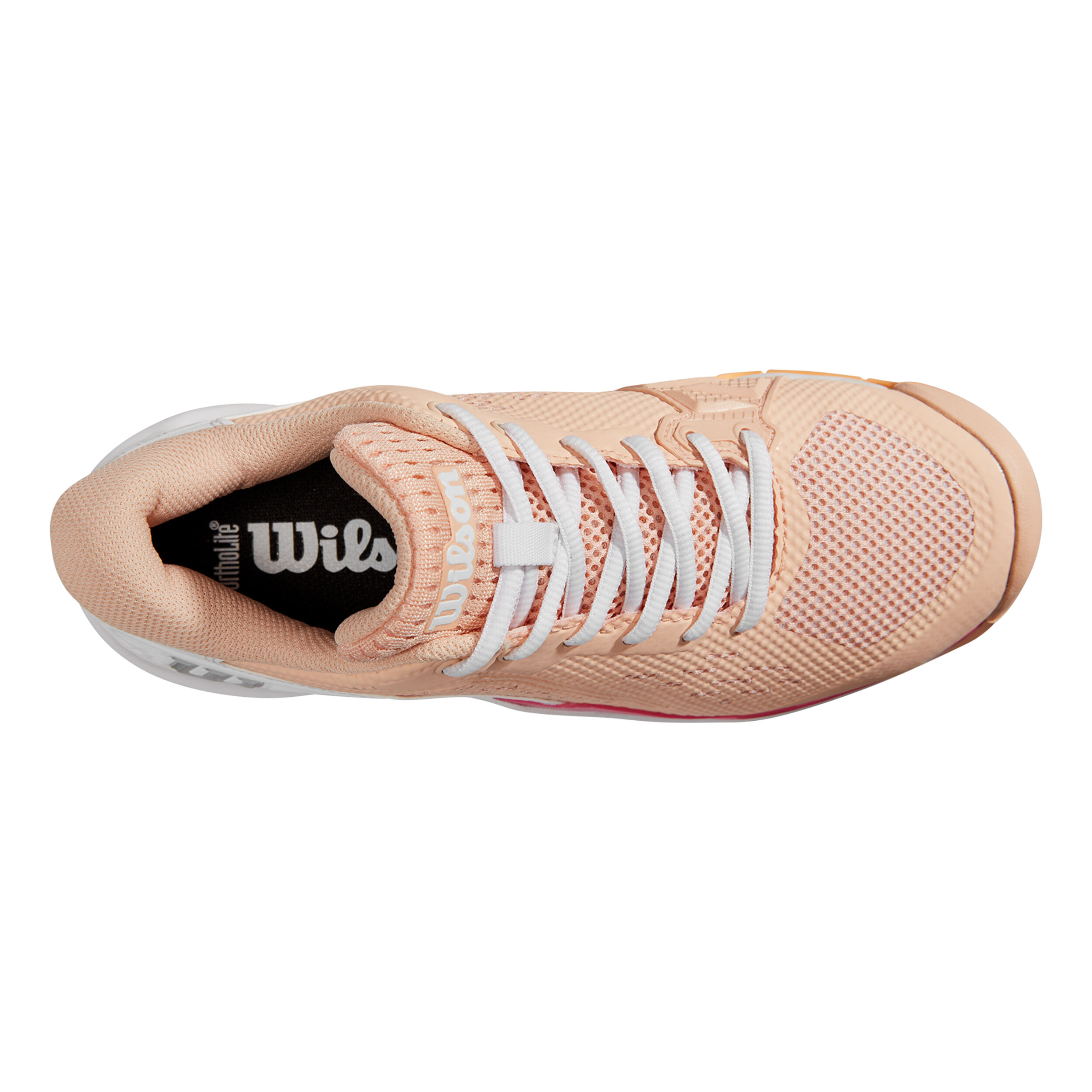 Rush Pro ACE AC Allcourtschuh Damen - Apricot, Weiß