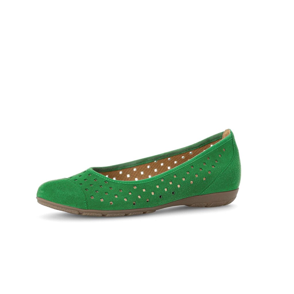 Gabor fashion Sportliche Ballerina grün