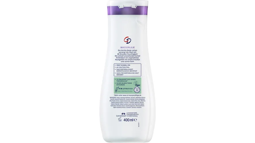 CD Bodylotion Wasserillie 400 ml