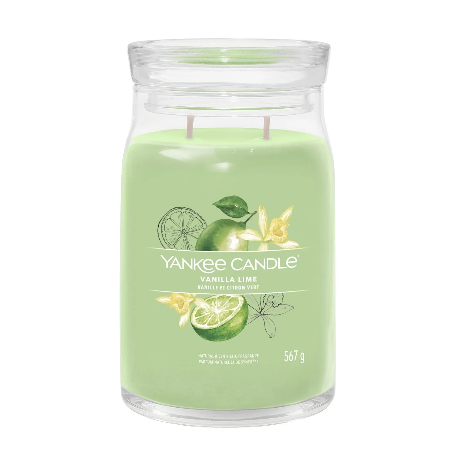 Signature Jar Candles Vanille-Limoen - Geurkaars