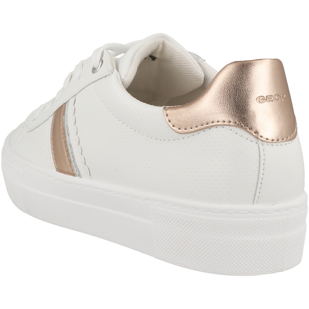Geox D Claudin A Sneaker Low weiss