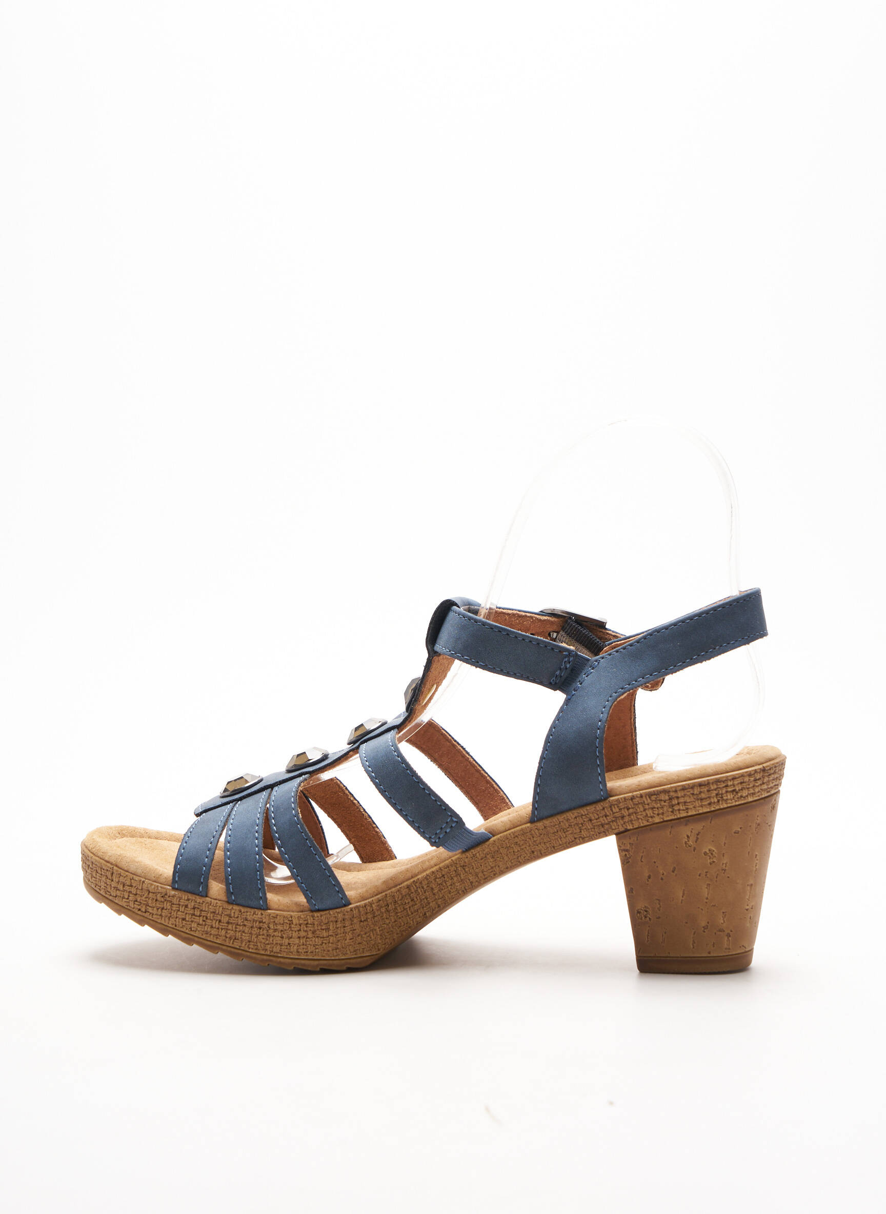 Jenny Sandales Nu Pieds Femme couleur bleu