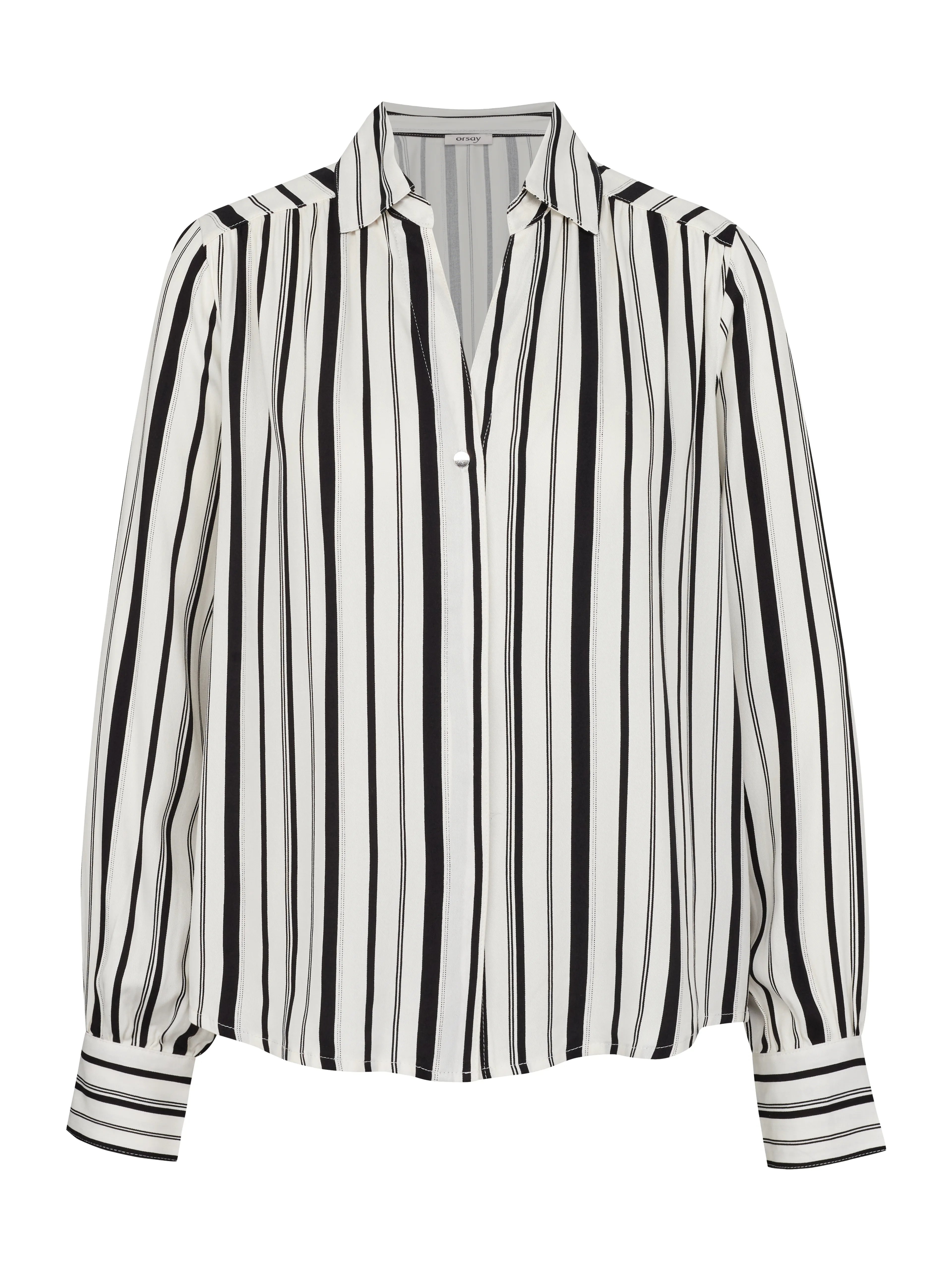 Weiß-schwarze Damenbluse ORSAY