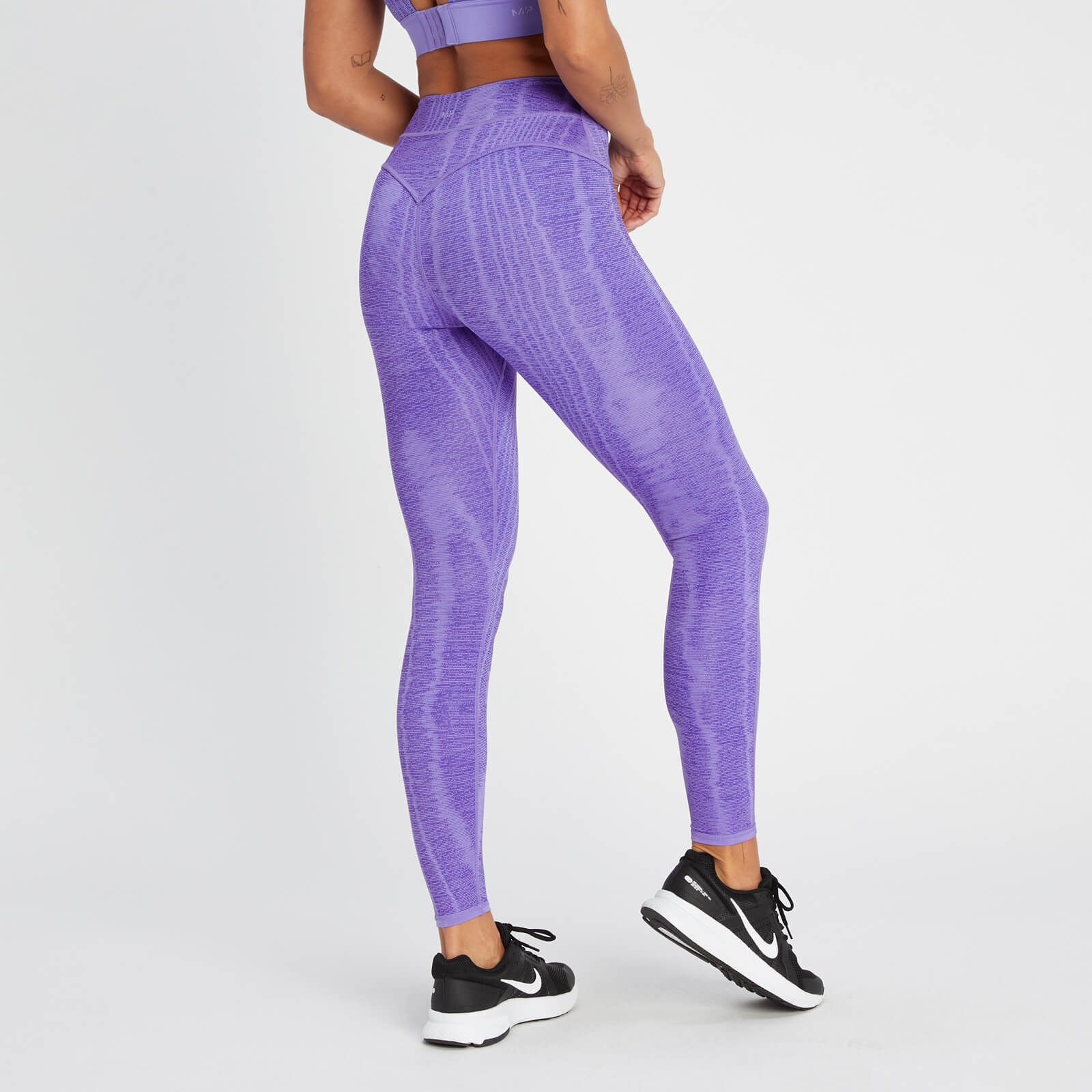 Legging réversible MP Tempo pour femmes – Violet paisley
