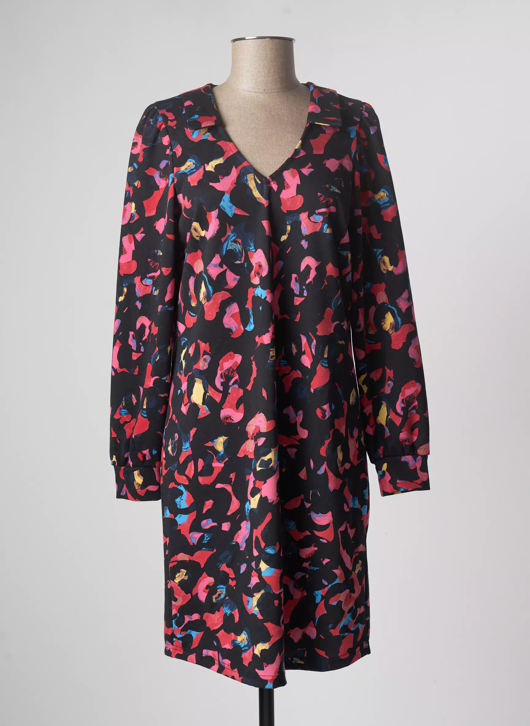 Ichi Robes Mi Longues Femme couleur noir