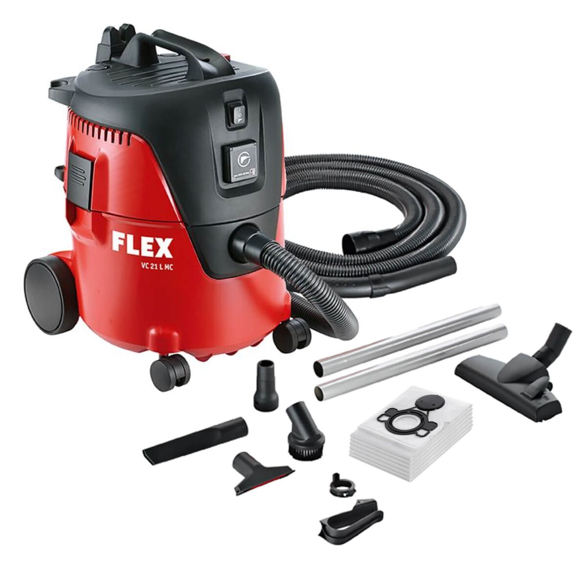 FLEX VC 21 L MC Sicherheitssauger 20L inkl. Vlies Filter, 20-teilig