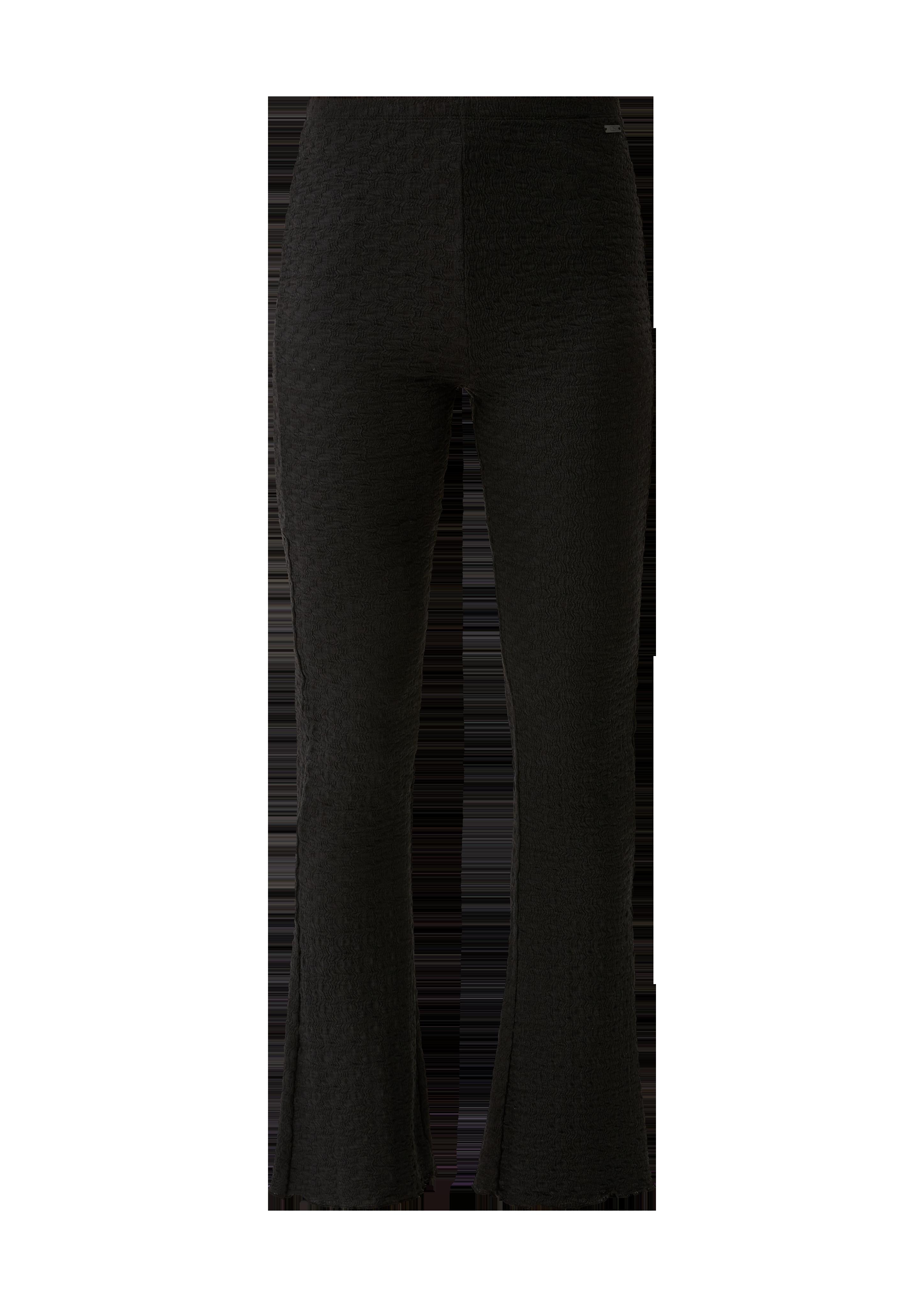 Regular: Strukturierte Hose mit Flared leg  2127595-9999