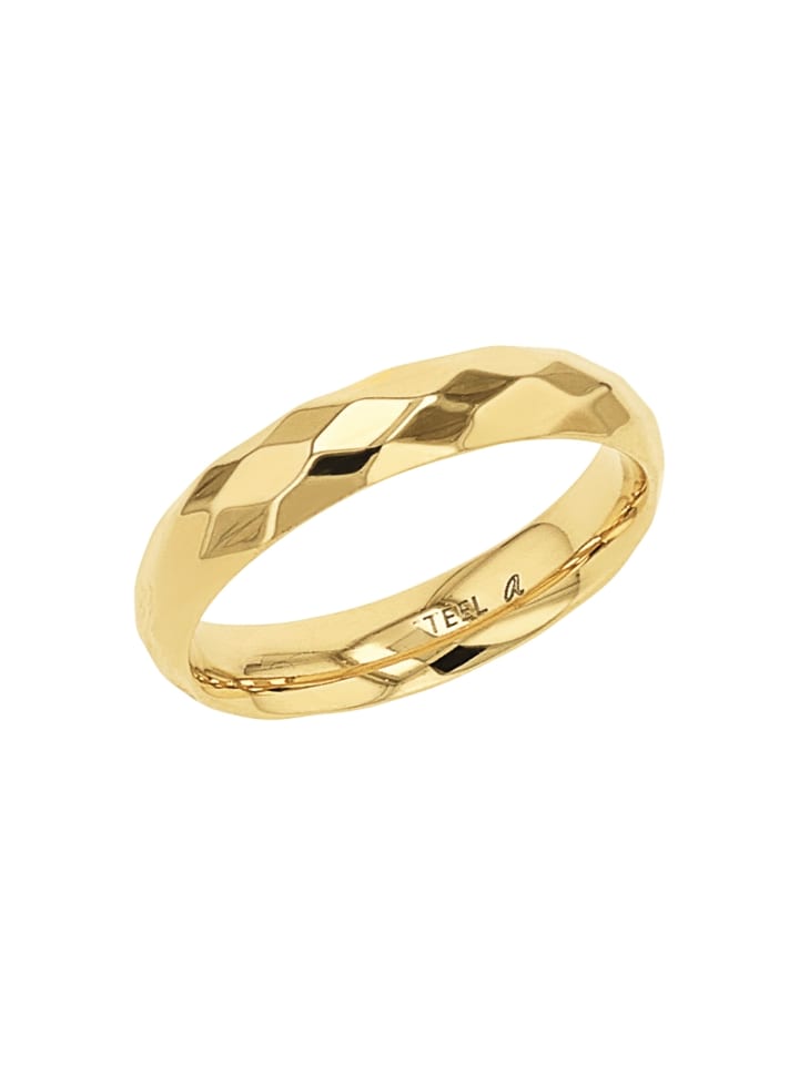 Amor Ring Edelstahl, IP Gold in Gold günstig kaufen