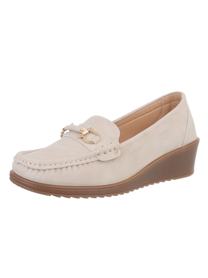 Ital-Design Halbschuh in Beige günstig kaufen