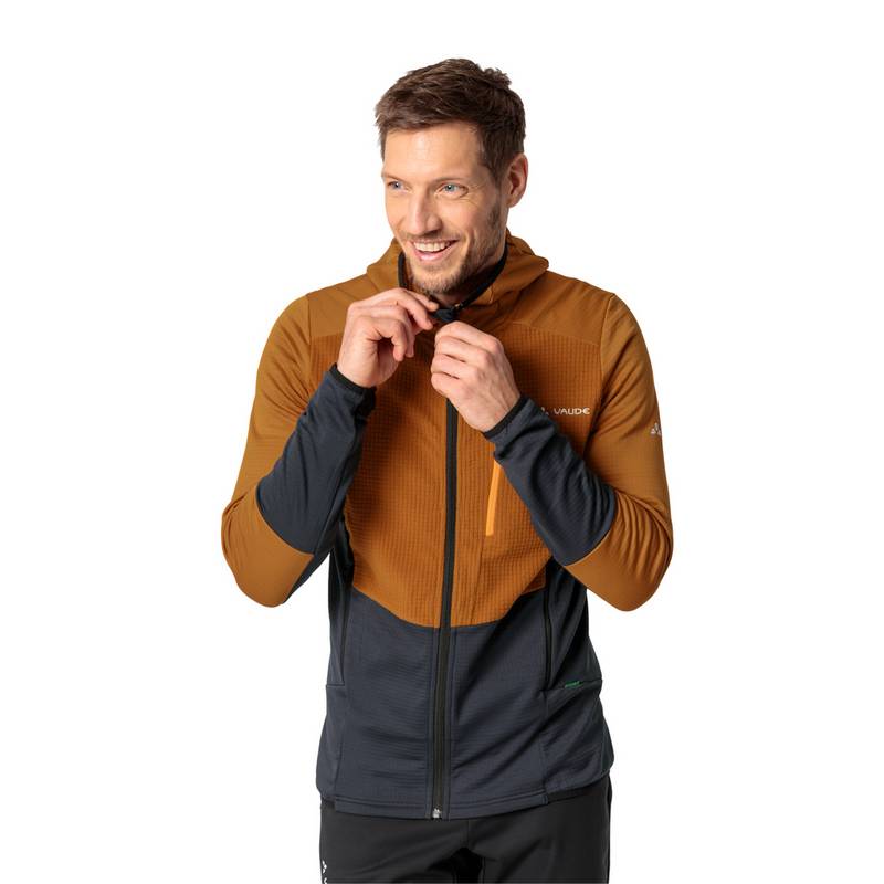 VAUDE Men's Monviso Hooded Grid Fleece Jacket Outdoorjacke Herren
