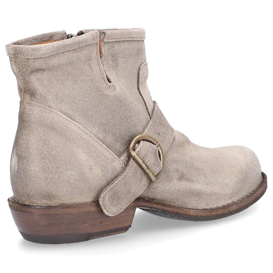 Fiorentini + Baker - Stiefeletten Beige CARNABY CHUD Veloursleder Logo taupe - beige