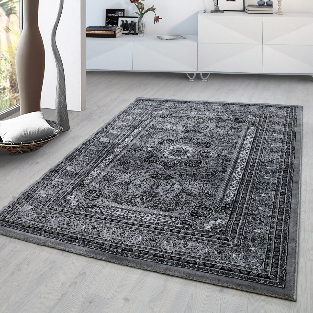 Ayyildiz Teppich, MARRAKESH 0207, GREY, 80 x 150 cm