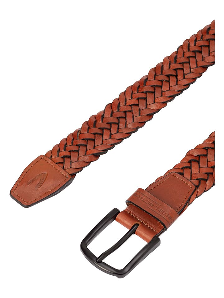 Camel Active Leder-Gürtel in Cognac günstig kaufen