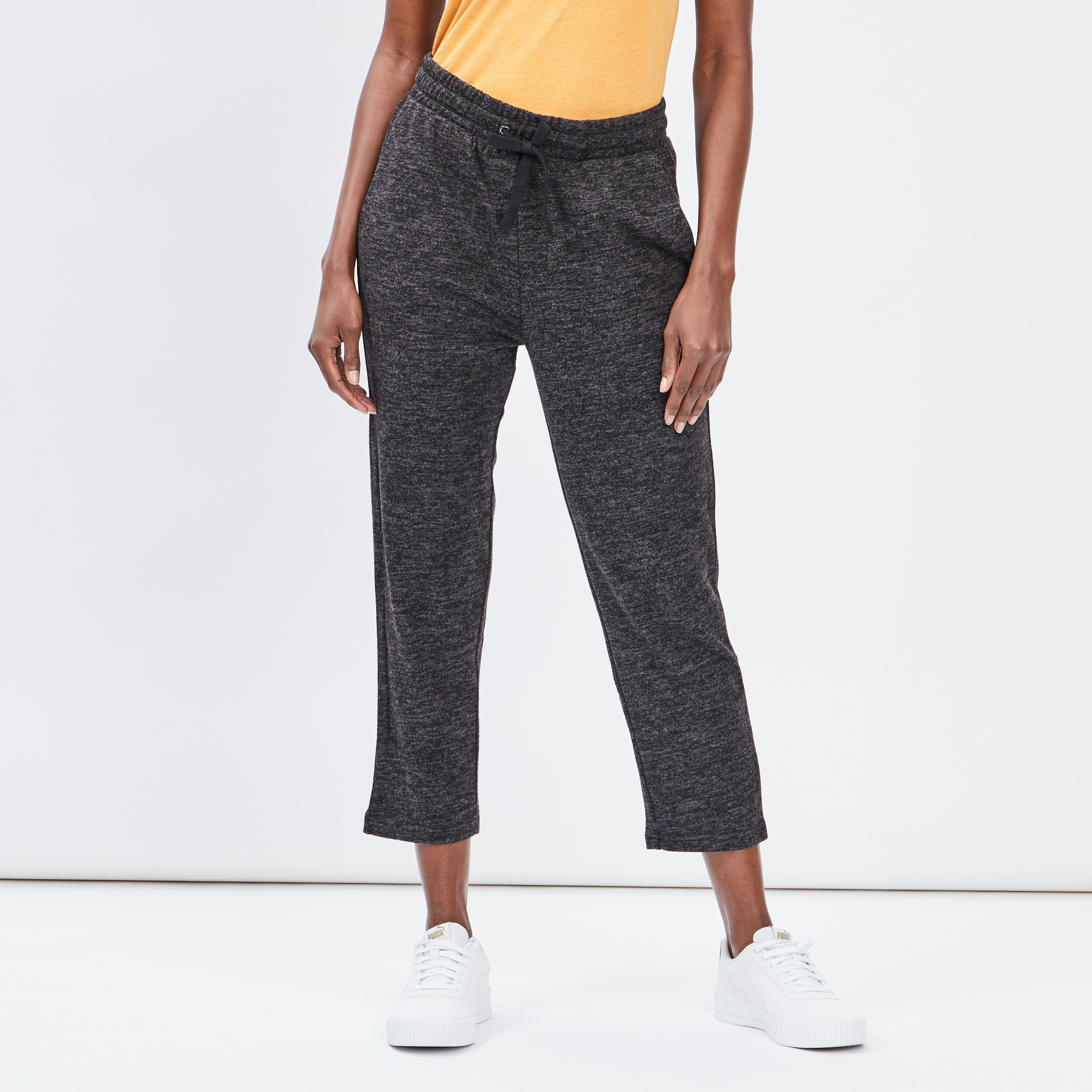 Pantalon jogging 7 8ème gris foncé femme | La Halle