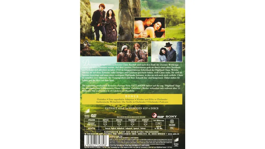Outlander - Die komplette erste Season  [6 DVDs]