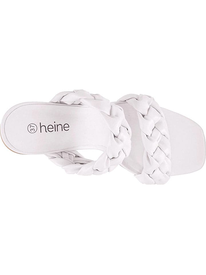 Heine Pantoletten in Weiß günstig kaufen 37