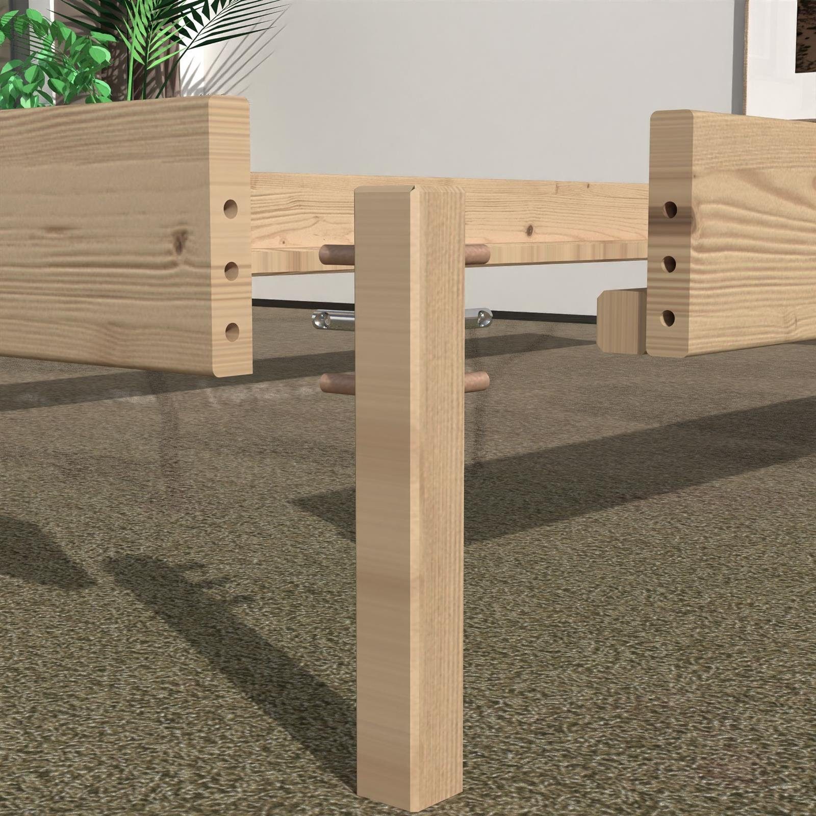 TUGA-Holztech Massivholzbett Stapelbett 