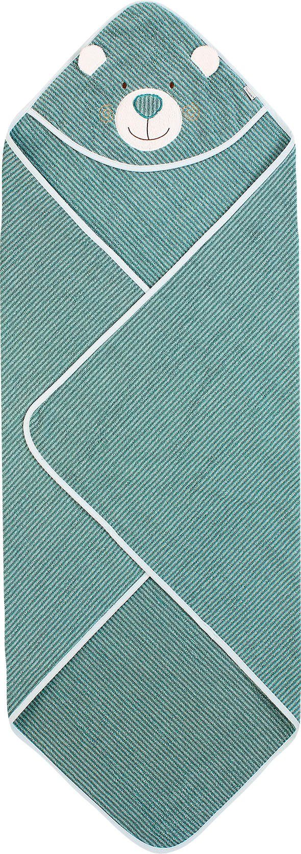 Sterntaler® Kapuzenhandtuch Ben, Frottee (1-St), mit Streifen