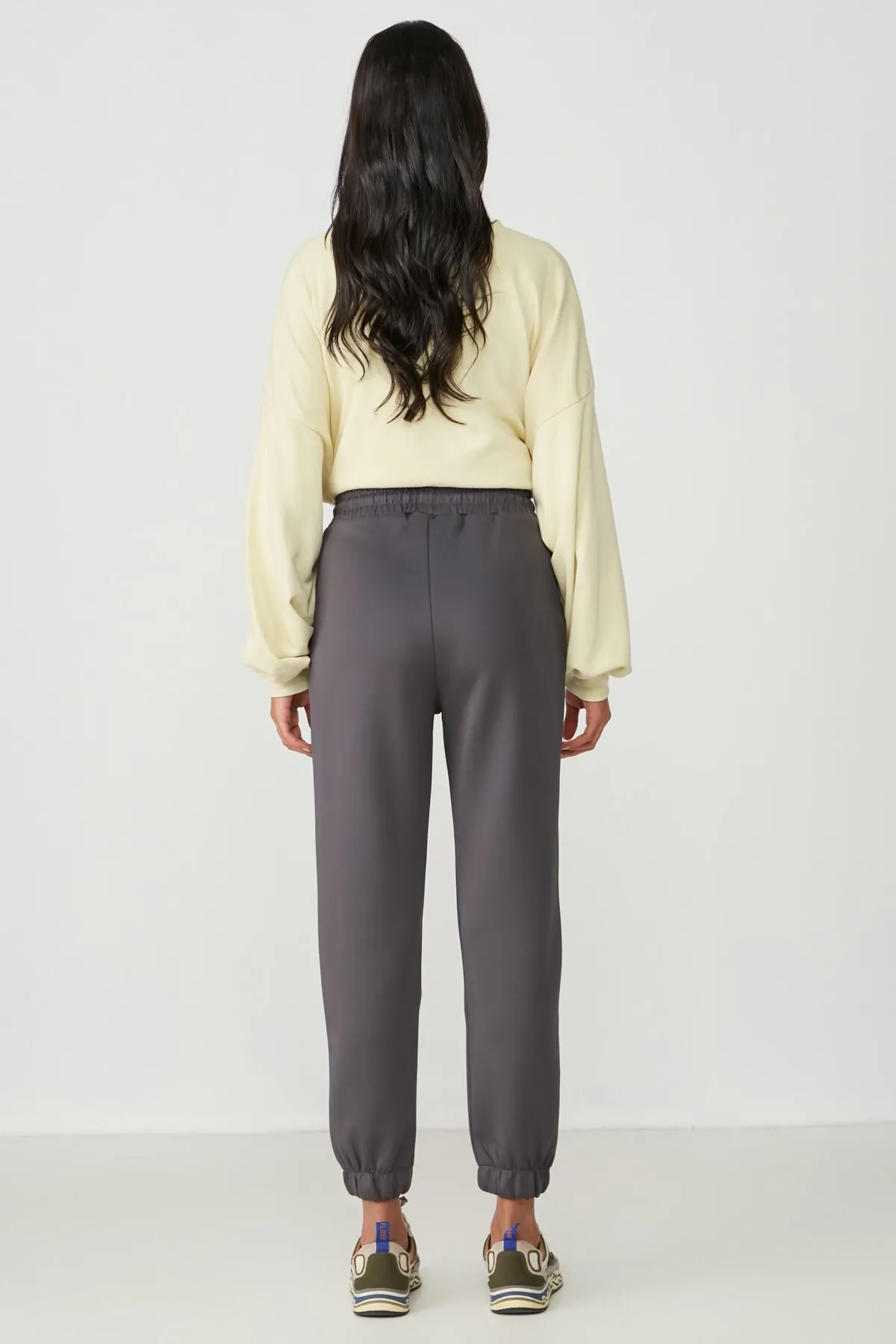 C&City  Basic Jogger-Jogginghose 802 geräuchert