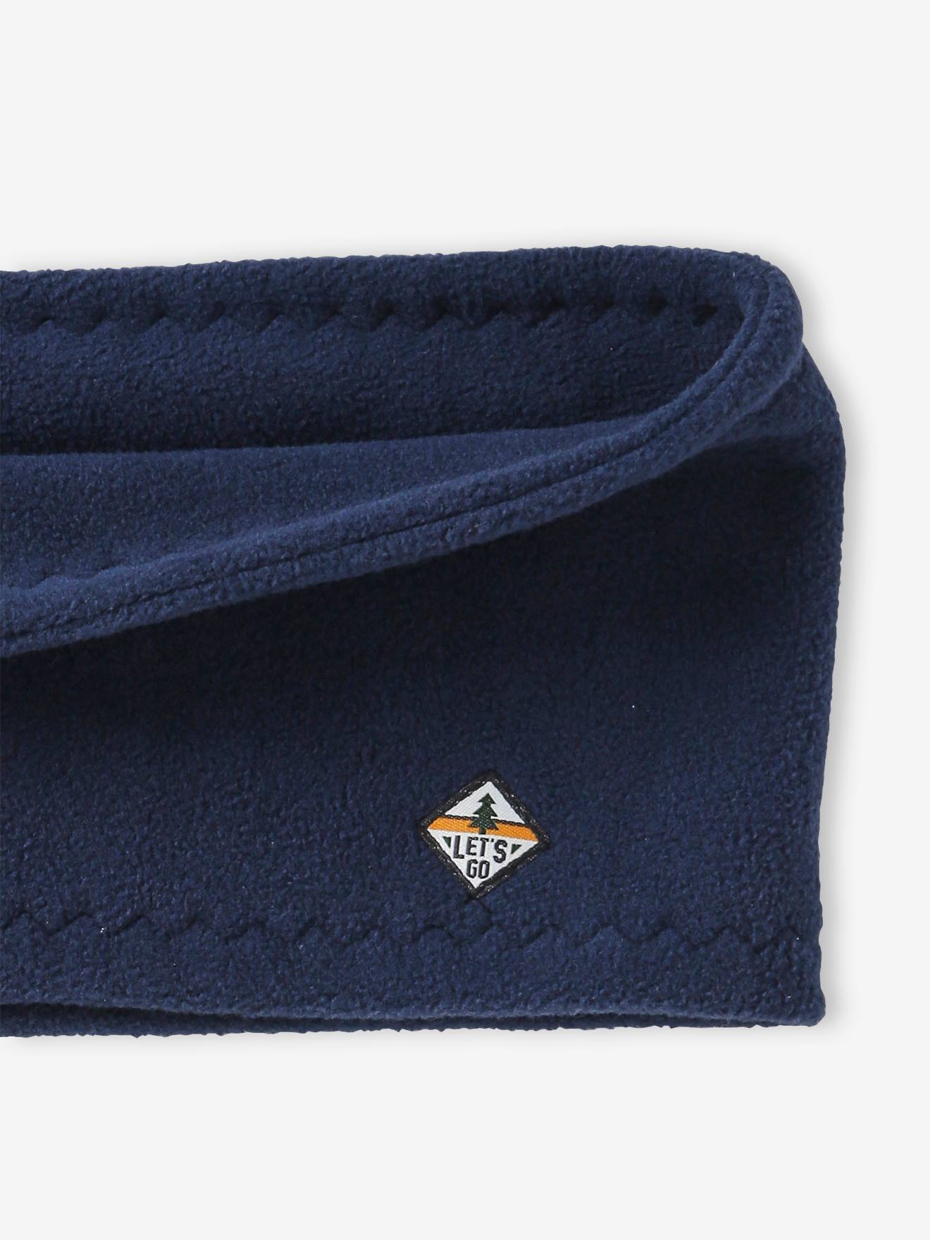 Vertbaudet Jungen Rundschal aus Fleece - marine