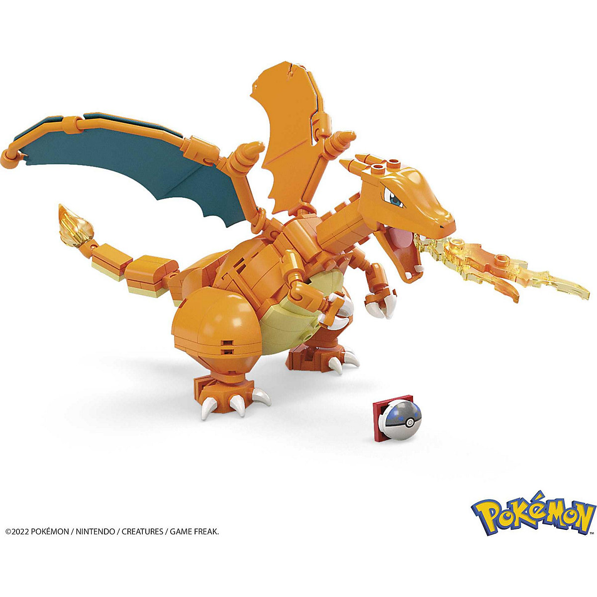 Mega Pokémon Glurak, Bauset, Bausteine, Sammelfigur, 223 Teile