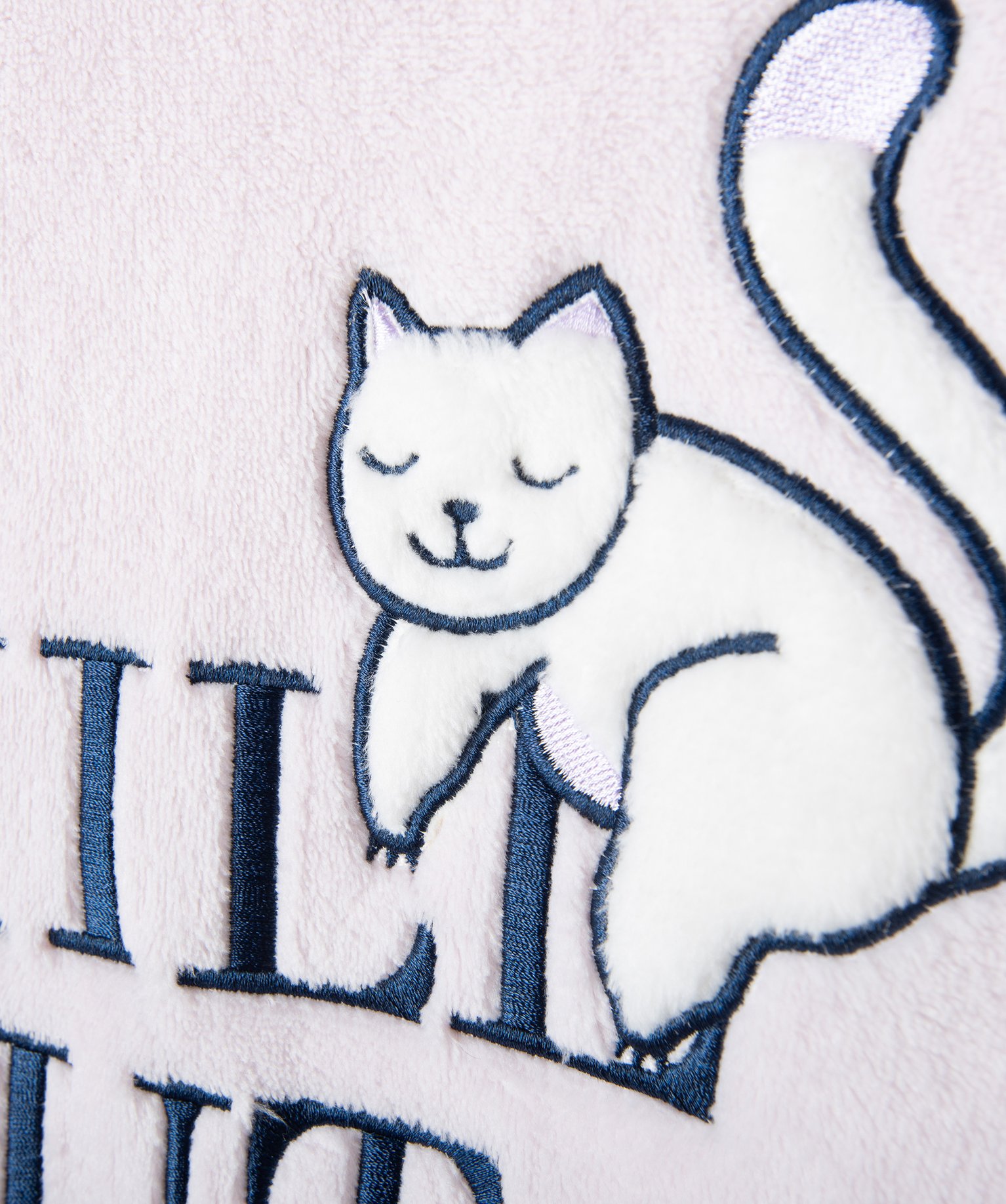 Chemise de nuit fille à capuche en maille peluche violet clair | GEMO
