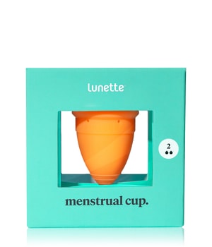 Lunette Menstrual Cup Orange 2 Menstruationstasse-1 Stk