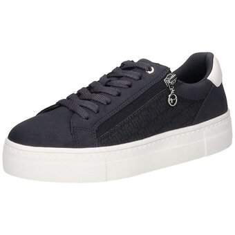 Tamaris Plateau Sneaker in blau