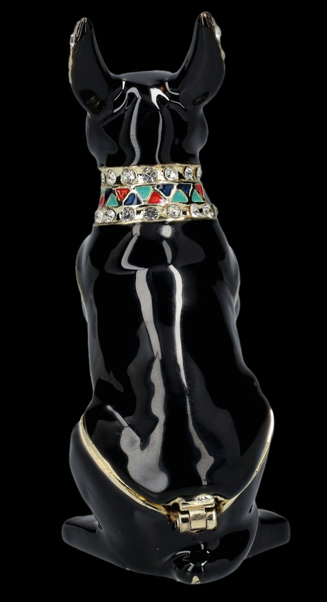 Figuren Shop GmbH Schmuckkasten Anubis Figur als verzierte Schmuckdose - Dekoration Schmuckkästchen